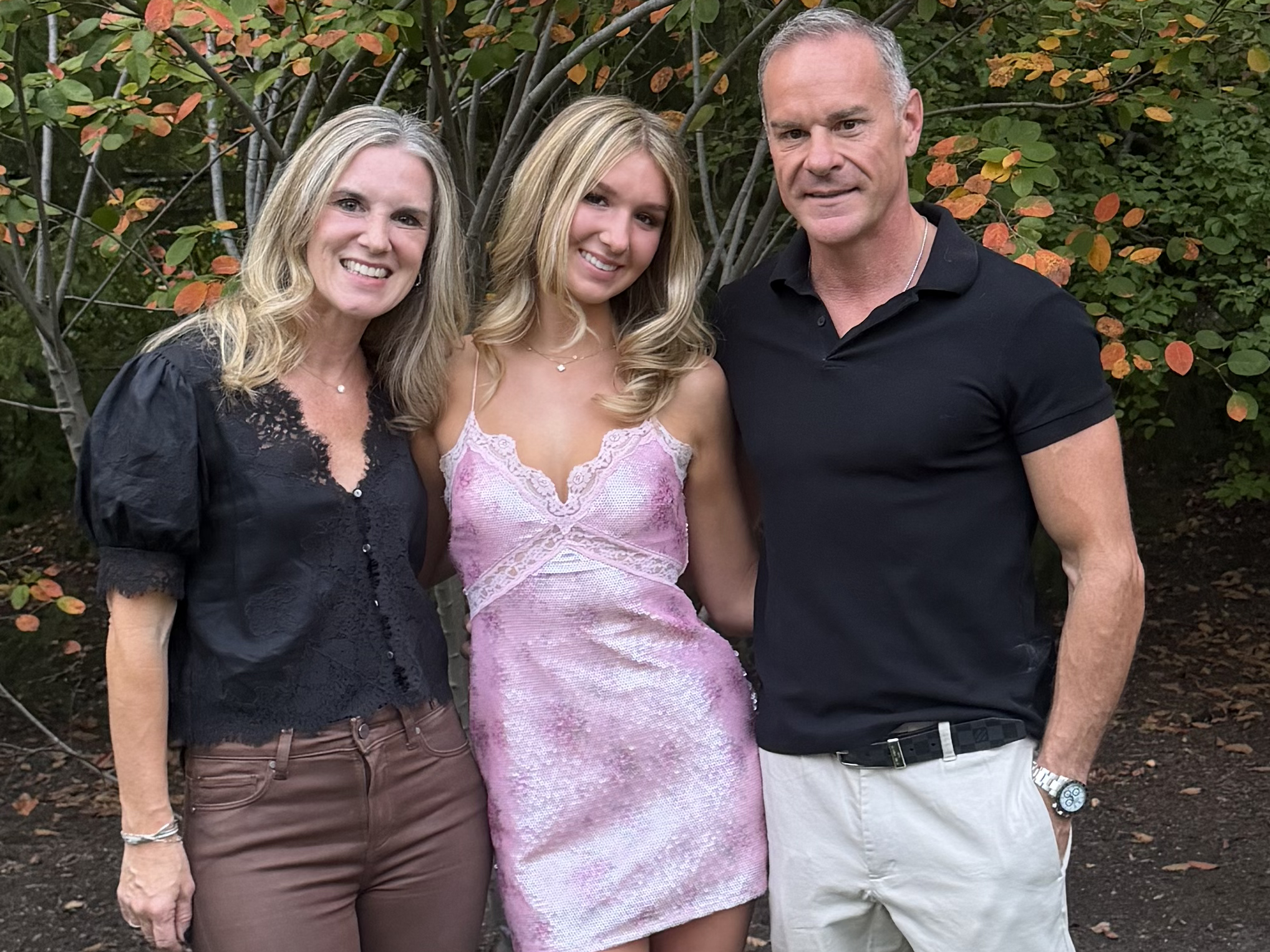 Sam Midanek, founder of Luminate, with his wife Courtney and daughter Tegan